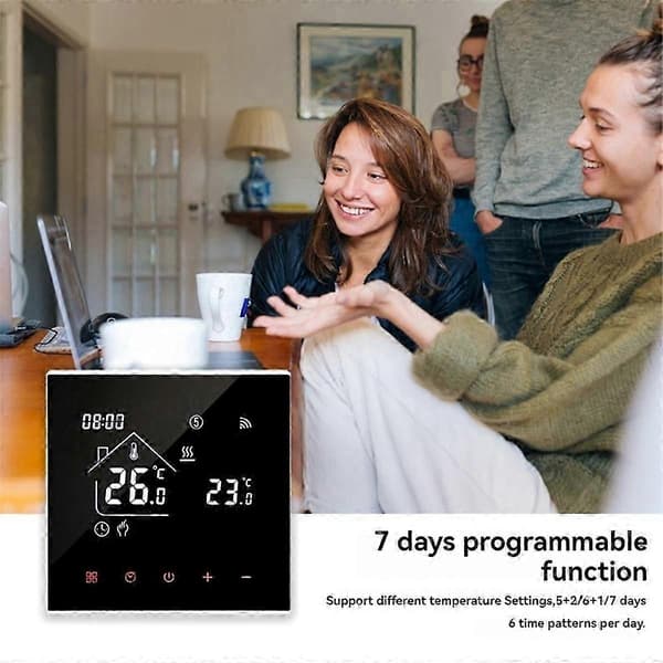 Tuya varm gulvtermostat 16A smart WiFi temperaturregulator A