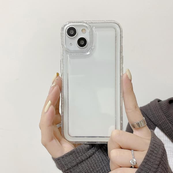 Gennemsigtigt TPU-telefoncover til iPhone 13 Pro Max
