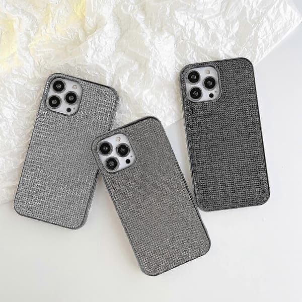 För iPhone 13 Pro Max Solid Color Diamond TPU Phone Case