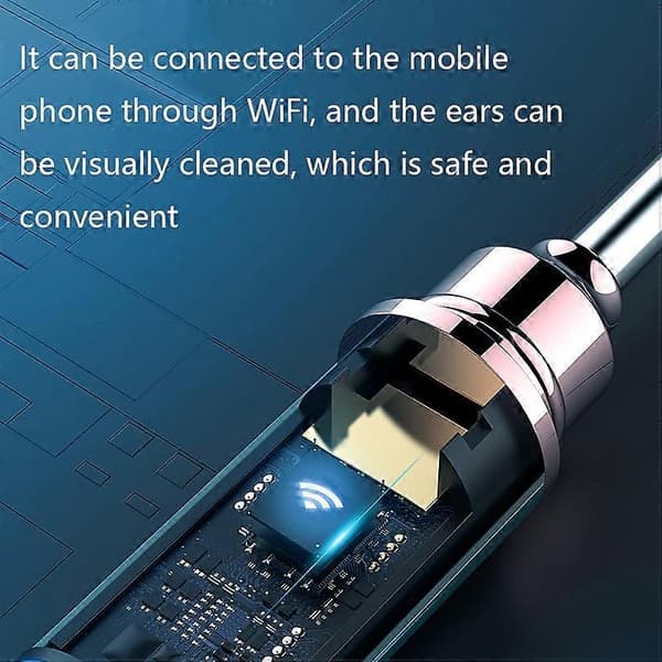 TES02 WIFI HD Intelligent Visuell Øreskje