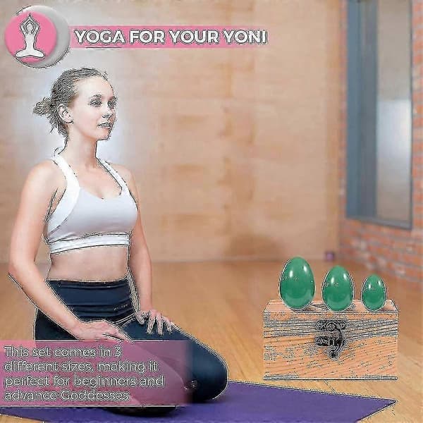 Yoni Egg Jade Stone Egg For Women To Train Pc Muscles, Green Yt