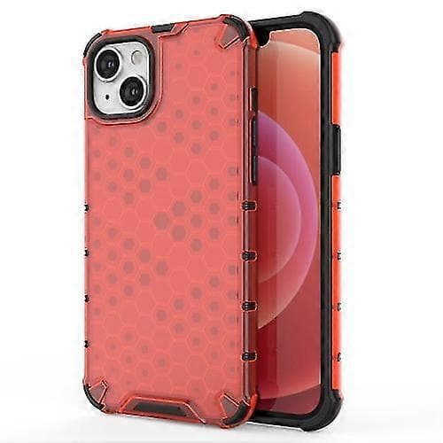 För Iphone 15 Honeycomb Telefonfodral (svart)