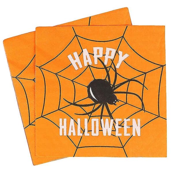 20 stk Halloween-servietter til Halloween-dekorasjoner