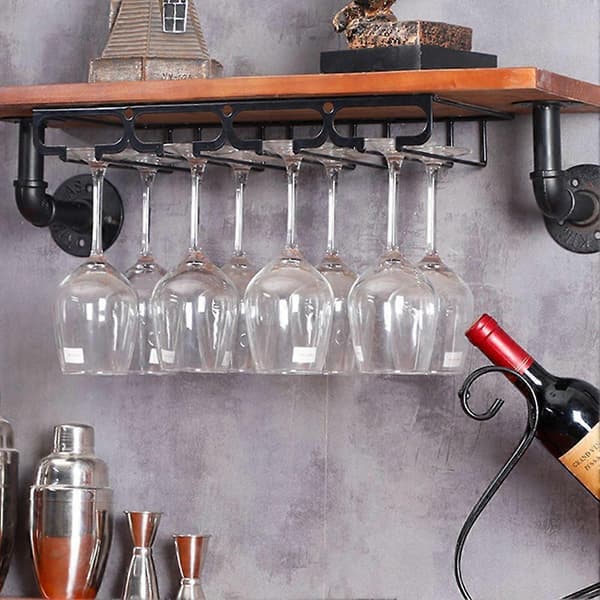 Vinglas Ophængs Organizer Rack, Køkken og Stue Display Holder