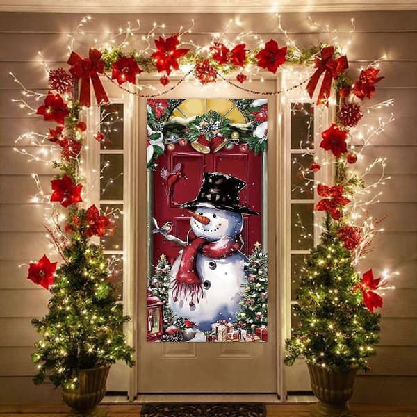 Julemands-flagbanner til jul, julepynt til hjemmet, Navidad Noel julepynt, julegave, nytår