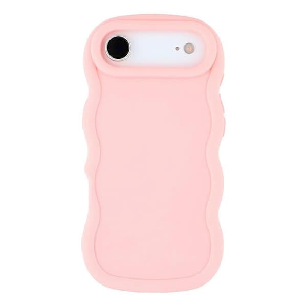 Compatible For iPhone 17 Air Case TPU Protective Phone Cover Unique Curly Wave Frame