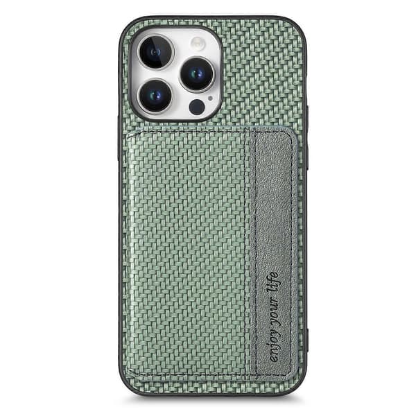 Hiilikuituinen lompakkokotelo iPhone 16 Prolle