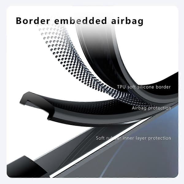 För iPhone 17 Air Case Kompatibel med MagSafe TPU PC Matt Phone Cover