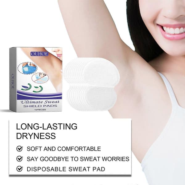 Antiperspirantplaster til armhuler, usynligt og langtidsholdbart til sommerbrug