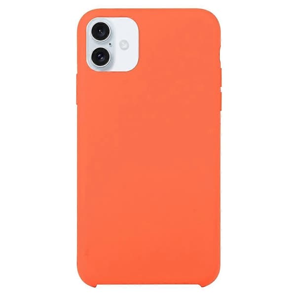 Solidt silikonecover til iPhone 16 Plus