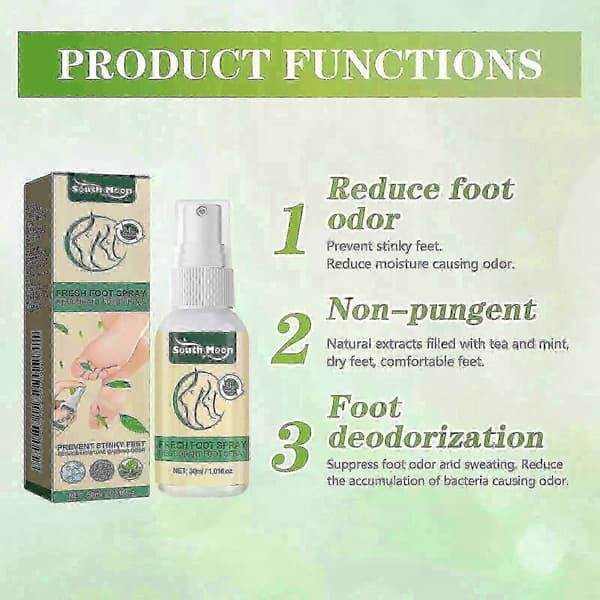 Fresh Foot Spray - Deodorant och hudvårdslösning
