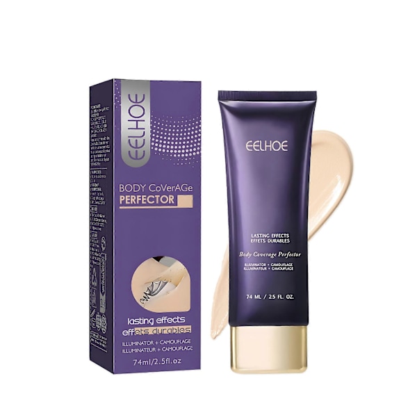 Body Coverage Perfector Vanntett Skjønnhetskropp for Ben Kroppsår Arr (Elfenbenshvit)