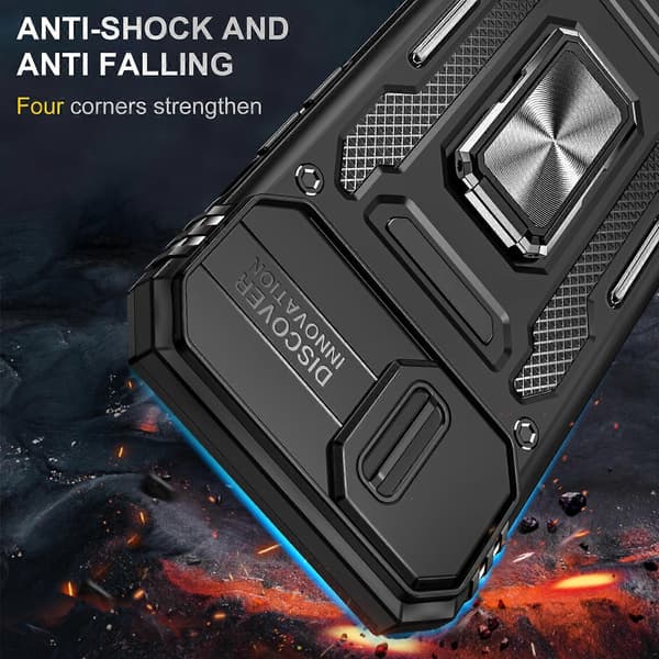 Armor PC + TPU Kameraskydd Mobilskal (För iPhone 15)