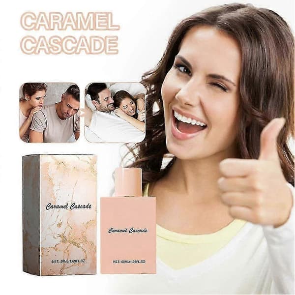 Caramel Cascade Parfym, 50 ml Långvarig Karamell Doft