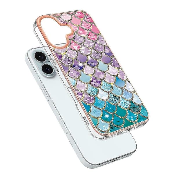Galvanisering TPU-fodral för iPhone 16