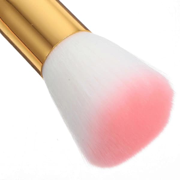 Pudderbørstesæt til makeupbrug Holdbare makeupbørster 10 stk.