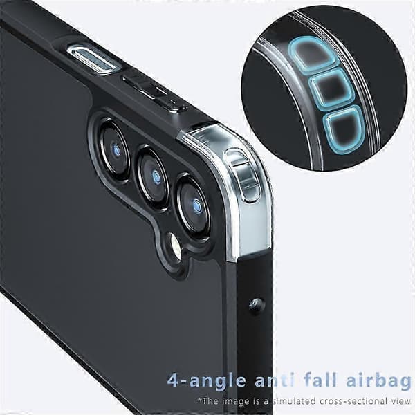 Til Samsung Galaxy S24 FE Deksel Fallsikkert TPU+PC Matt Bakside Telefondeksel SZRH A-X