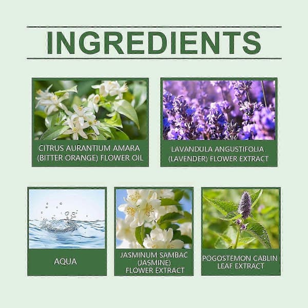 Frisk Grøn Have Roll-on Parfume, Langvarig Lavendel & Patchouli Duft, Bærbar 10ml