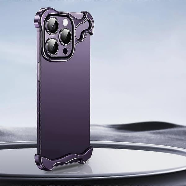 Rammeløst telefoncover i metal til iPhone 16 Pro