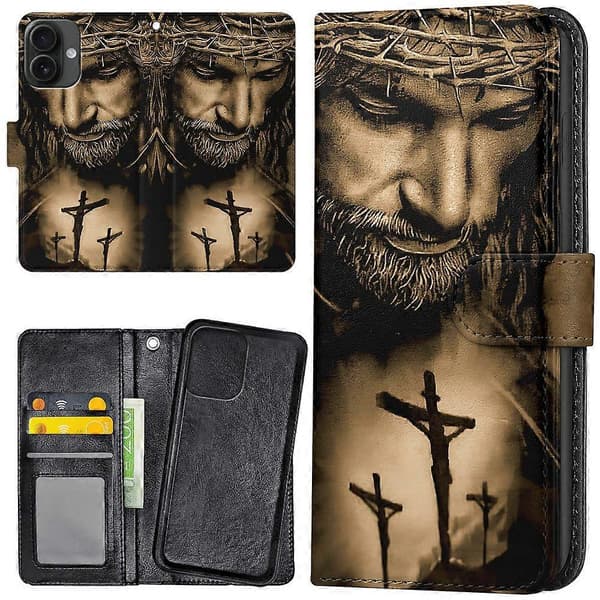 iPhone 16 - Lommebokveske/deksel Jesus