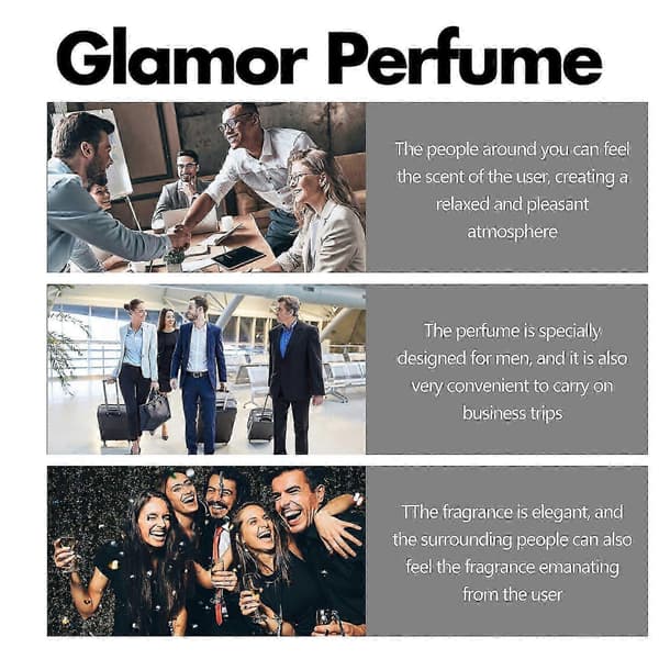 Glamour Parfym, Långvarig Naturlig Elegant Doft för Dagligt Bruk