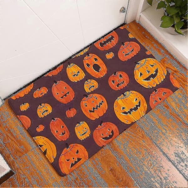 Komfortabel flanell Halloween baderomsmatte