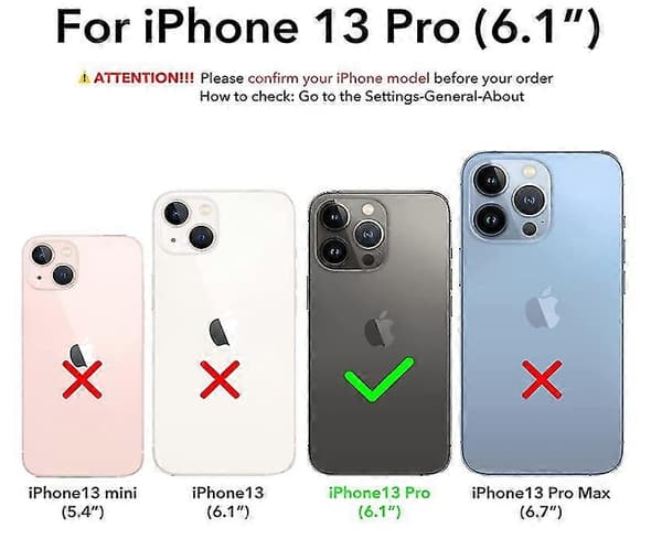 Chronus Compatible with iPhone 13 Pro Case 6.1, Slim Liquid Silicone 3 Layers Soft Gel Rubber Case Cover 6.1 inch (Navy Blue)