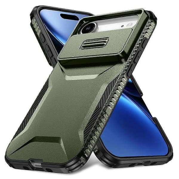 Kompatibel med iPhone 17 Air Case Camshield TPU + PC Telefondeksel Sklisikker sidekant