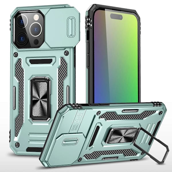 Armor PC + TPU Kameraskydd Telefonfodral (För iPhone 16 Pro Max)