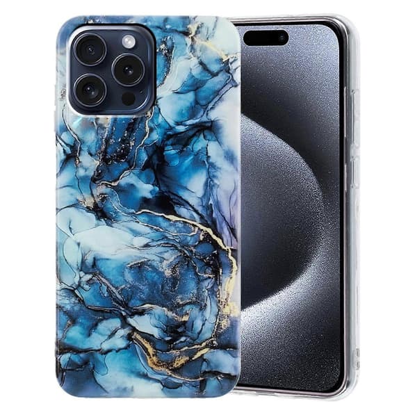 Til iPhone 16 Pro Max IMD Marmor TPU Telefoncover
