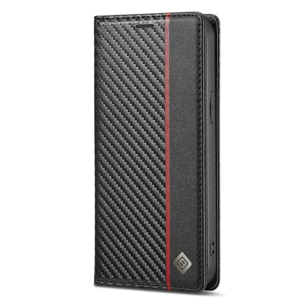 LC.IMEEKE Kulfiber PU + TPU-etui til iPhone 13
