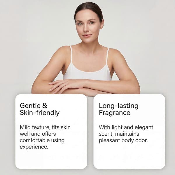 2 stk. Deodorantcreme til armhuler, til lokal hudpleje