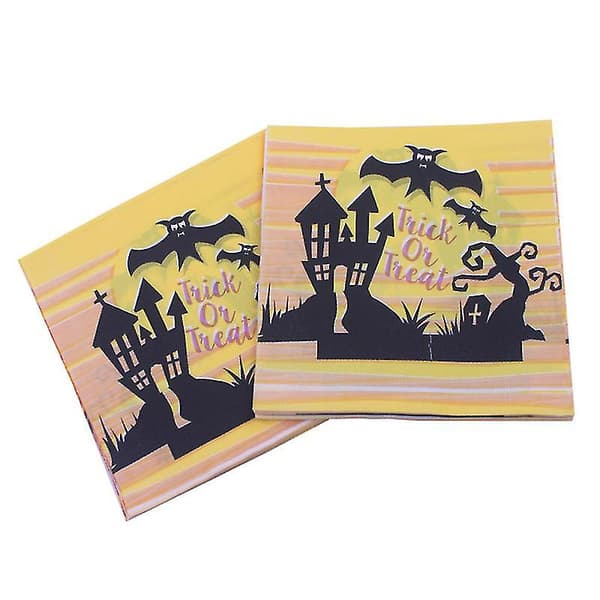 20 stk Halloween-servise til Halloween-dekor