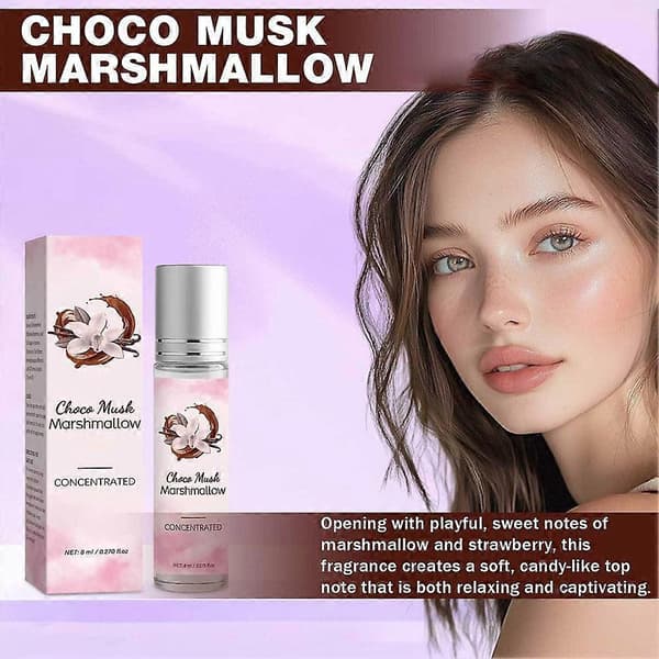 CHOCO MARSHMALLOW ROLLERBALL PARFYM, Söt Långvarig Doft