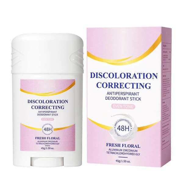 Deodorantstift for kvinner, alkoholfri, 48 timers friskhet, svettekontroll for sensitiv hud, blomsterduft