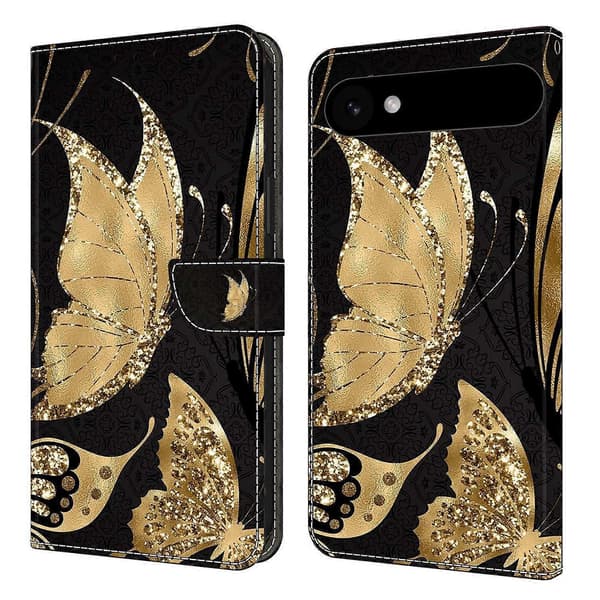 For iPhone 17 Air Case Magnetic Closure 3D Pattern Leather Wallet Phone Cover