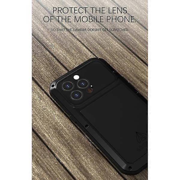 LOVE MEI Metalltelefondeksel til iPhone 13 Pro
