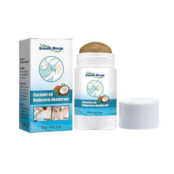 2025 Seneste Model Kokosolie Deodorant til Underarme, Lysner Lugt under Armene