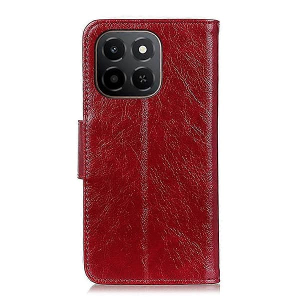 För Honor X6c 4G Nappa Textur Flip Läder Telefonfodral (Röd)