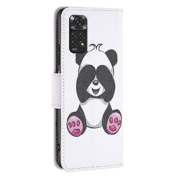 Xiaomi Redmi Note 11 kansainvälisen version värillinen piirustusnahkainen puhelinkotelo
