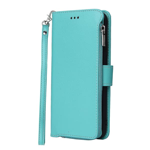 Iphone Xr Etui Pung Med Snor Kortholder Pu Læder