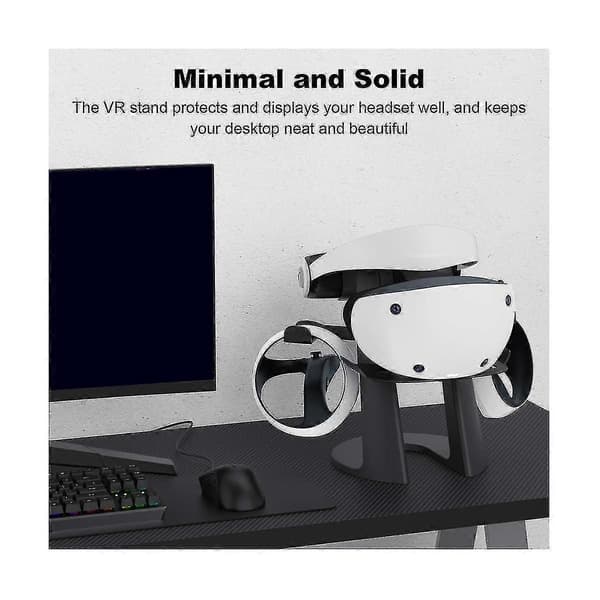 For Psvr2 Vr Stand Bærbar Hjelm Baseholder For Vr Utstyr Tilbehør, Svart
