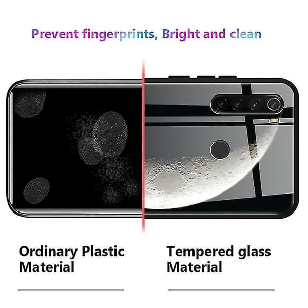 För iPhone 13 Mini Marmor Härdat Glas Baksida TPU Kantfodral (hcbl-25)