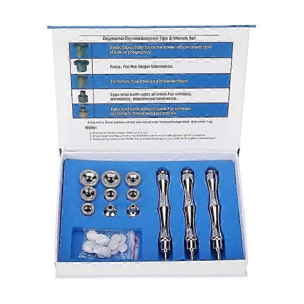 Diamant mikrodermabrasjonstips Dermabrasjon Ansikts Hudforyngelse Peeling Fk
