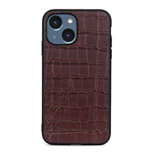 Telefonfodral med krokodilstruktur för iPhone 14 Plus