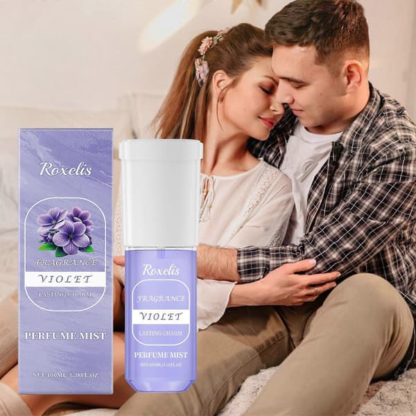 Roxelis Violet Parfymespray, Elegant Frisk Langvarig Bærbar Niche Kroppsduft