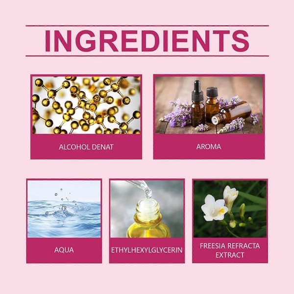 Bärbar rullande ros-parfym, långvarig naturlig blomdoft, 10 ml