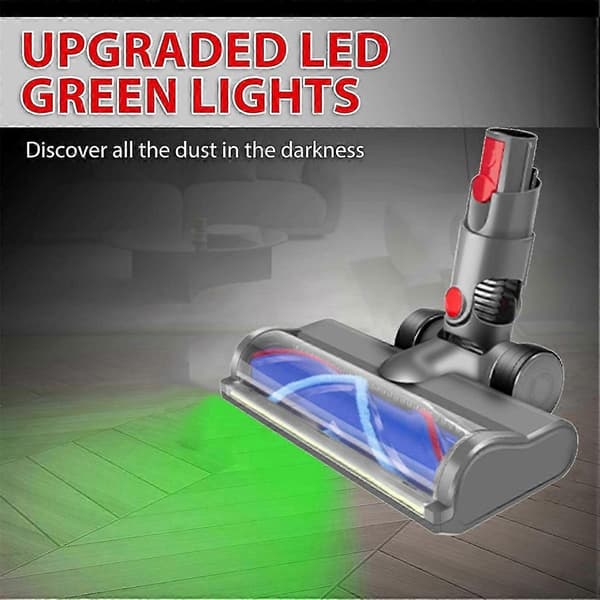 Quick Release Motor Cleaner Børste til V10 Slim V12 Slim Støvsugertilbehør med LED Støvlys til H
