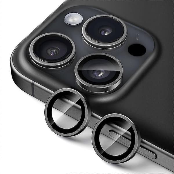 För iPhone 16 Pro / 16 Pro Max Kameralinsskydd med justeringsverktyg