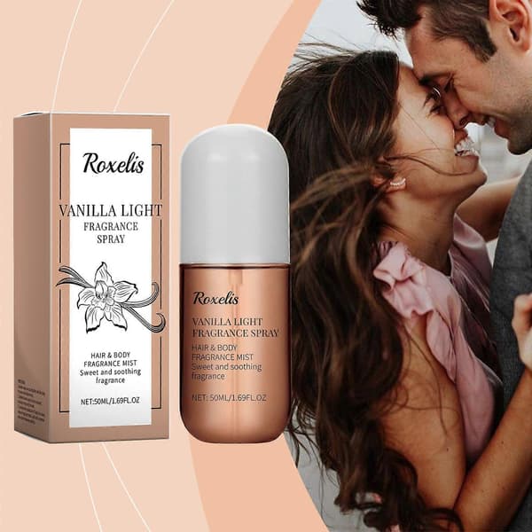 Roxelis Vanilla Eau De Toilette Spray, Vaniljdoft, Romantisk Doft för Dejtingatmosfär